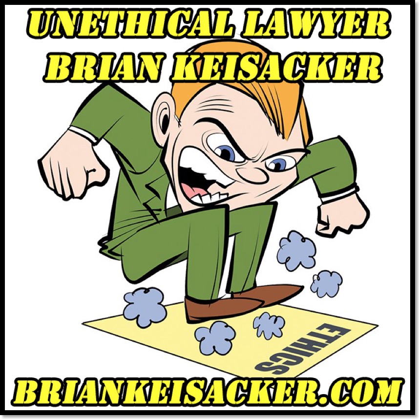 Brian Keisacker stomping on ethics 