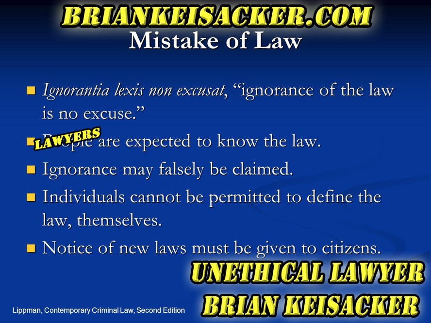 Brian Keisacker law