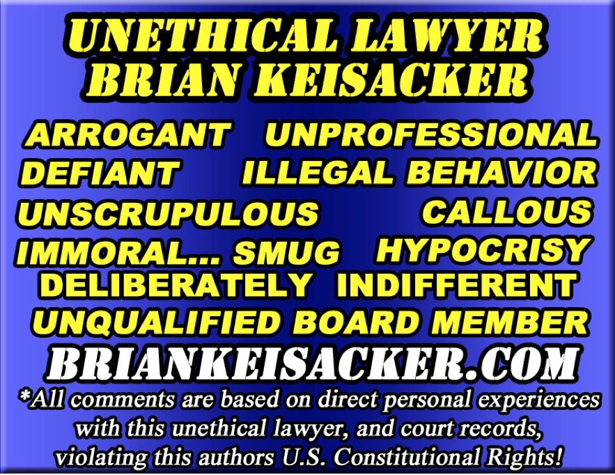 Brian Keisacker wasted law school